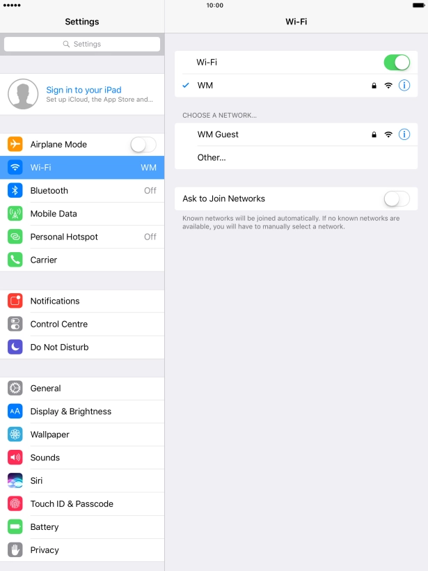 Press the Home key to return to the home screen.