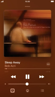 Press arrow right to go to the next audio file.