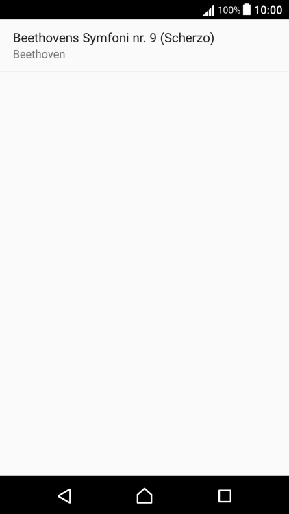 Press the required ring tone.