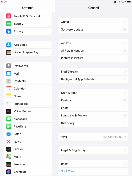 Press Touch ID & Passcode.