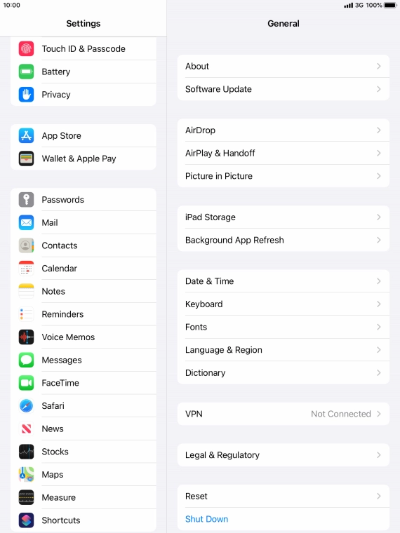 Press Touch ID & Passcode.