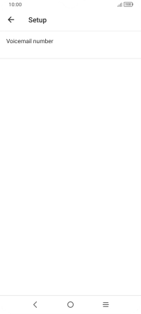 Press Voicemail number.