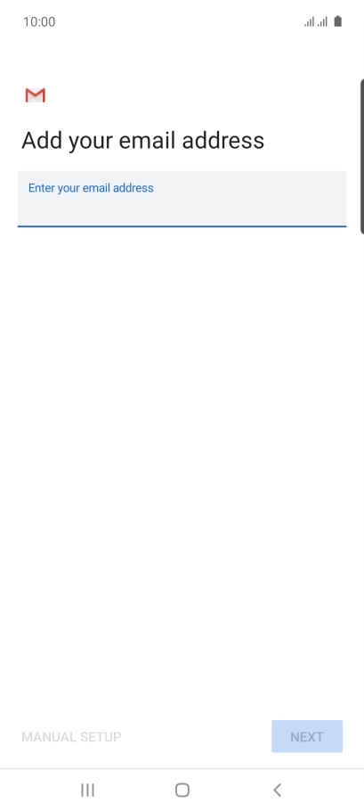 Press the field below 