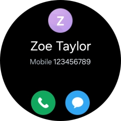 Press the call icon.