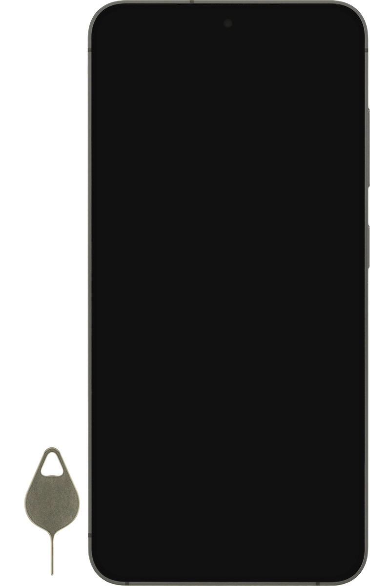 Find the opener for the SIM holder.