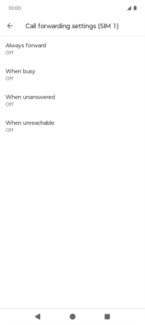Press the Home key to return to the home screen.