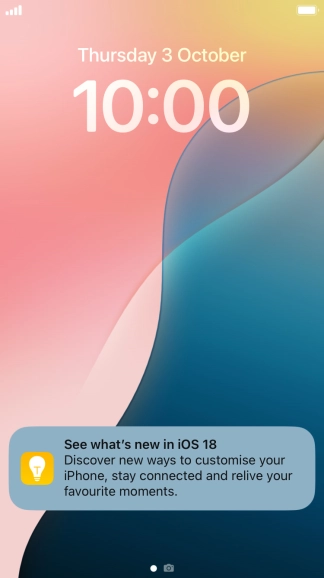 Press the required notification and follow the instructions on the screen to use the selected function.