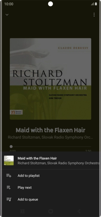 Press Add to playlist.