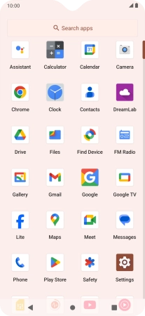 Press Gallery and go to the required folder.