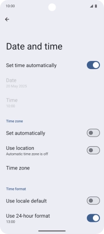Press the indicator next to Press the indicator next to