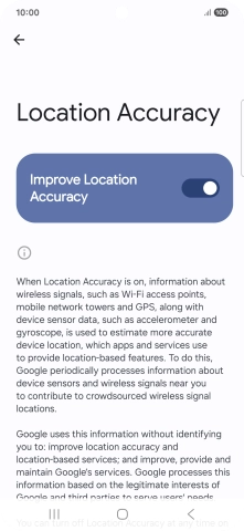 If you press the indicator next to 