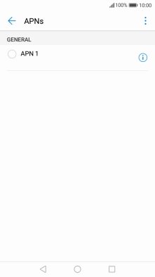 Press the menu icon.