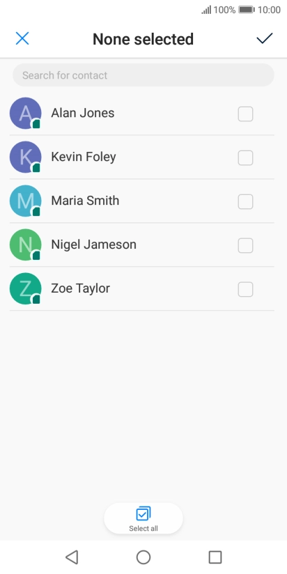 Press Select all.