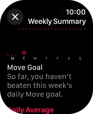 Press the Digital Crown several times to return to the main menu.