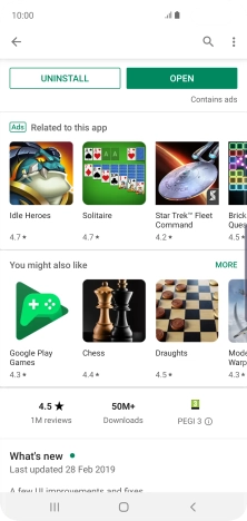 Press the Home key to return to the home screen. Press the Home key to return to the home screen.