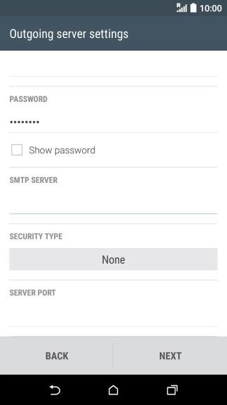 Press the field below 