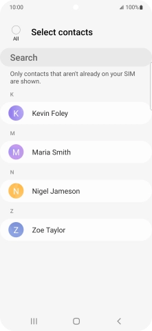 Press the field above 