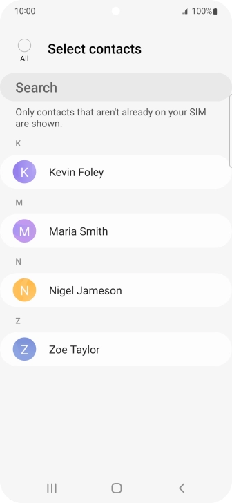 Press the field above 