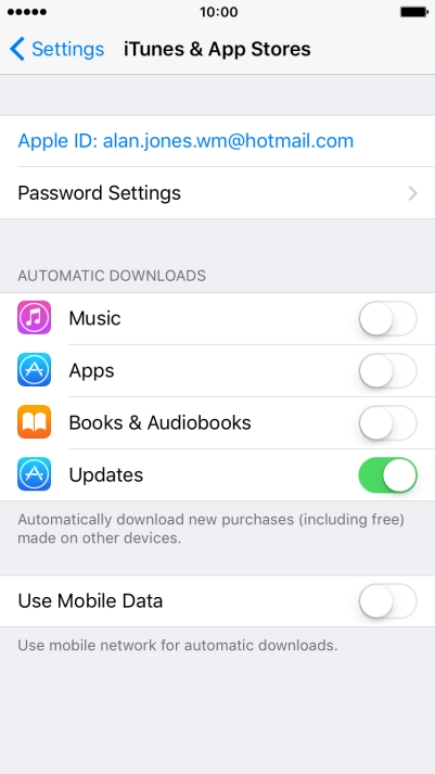 Press the Home key to return to the home screen.