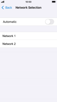 If you turn off the function, press the required network. If you turn off the function, press the required network.