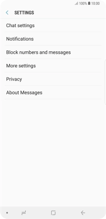 Press More settings. Press More settings.