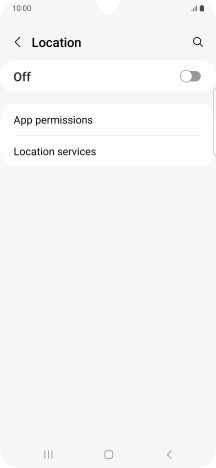 Press the indicator to turn the function on or off.