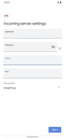 Press the field below 