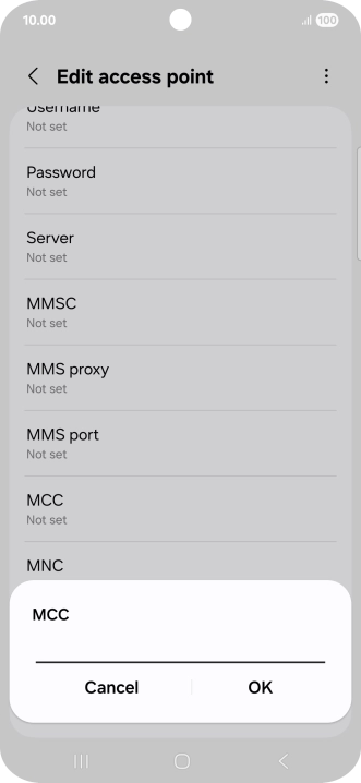 Key in 505 and press OK. Key in 505 and press OK.