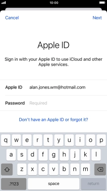 Press the field next to Press the field next to