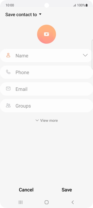 Press the address book drop down list.