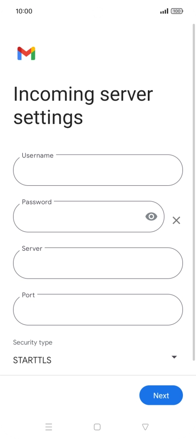 Press the field below 