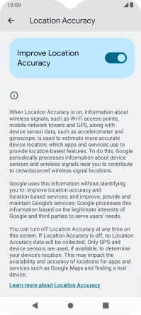 If you press the indicator next to 