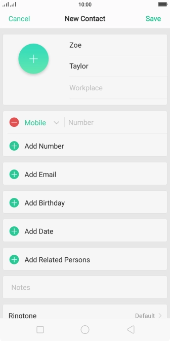 Press Number and key in the required phone number.
