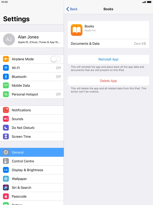 Press the Home key to return to the home screen.