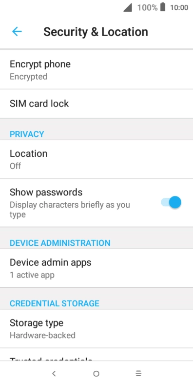 Press SIM card lock.
