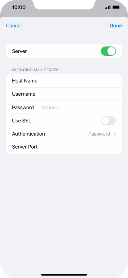 Press Authentication.