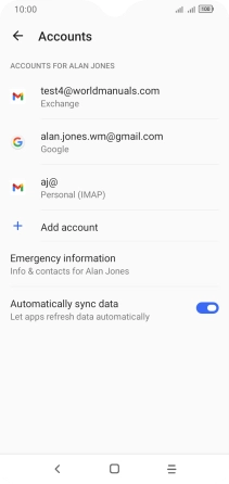 Press the Home key to return to the home screen.