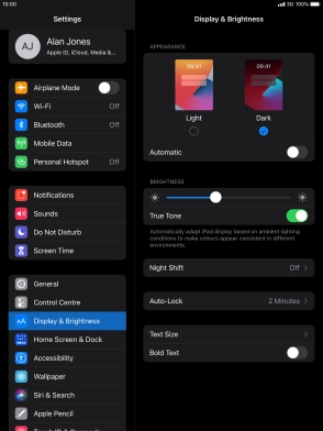 Press the indicator next to Press the indicator next to