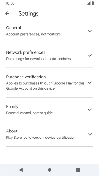 Press Network preferences.