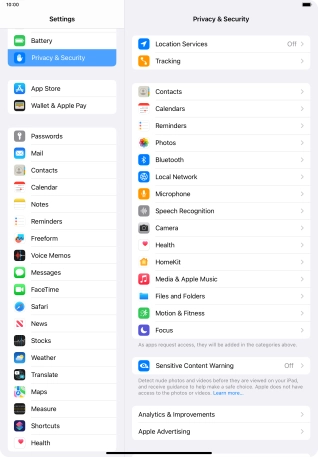 Press Sensitive Content Warning.