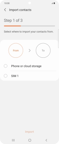 Press the name of the SIM.