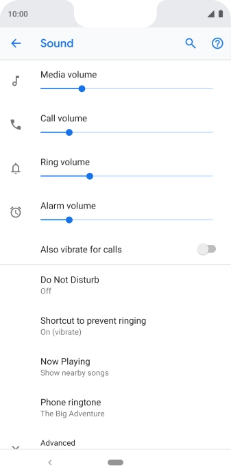 Press Phone ringtone.