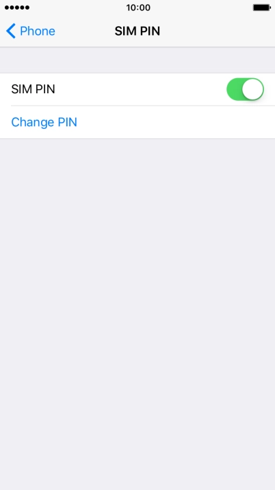 Press the indicator to turn the function on or off.