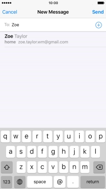 Press the required contact.