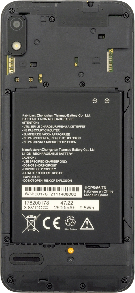 Place your SIM as illustrated next to the SIM holder.