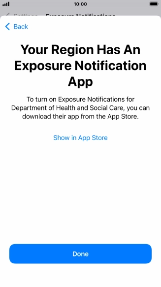 Press Show in App Store and follow the instructions on the screen to download and install the app.