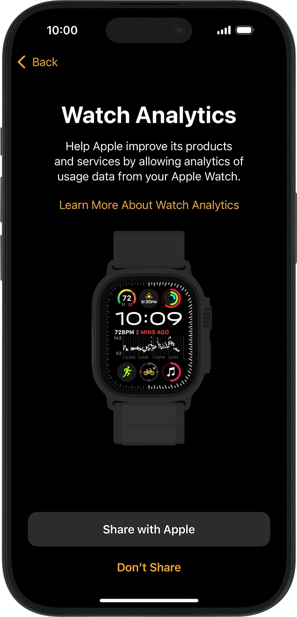 On your phone: Press the required setting.