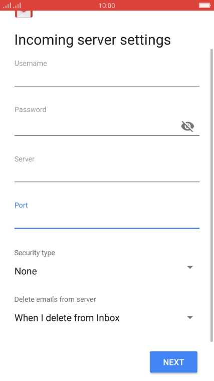 Press the drop down list next to 