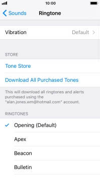 Press the required ring tones to hear them.