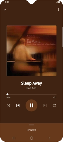 Press arrow right to go to the next audio file.